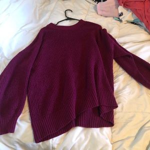Maroon sweater